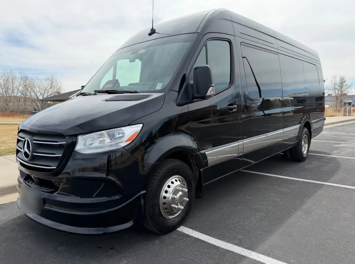 Vail 13 passenger black executive Sprinter
