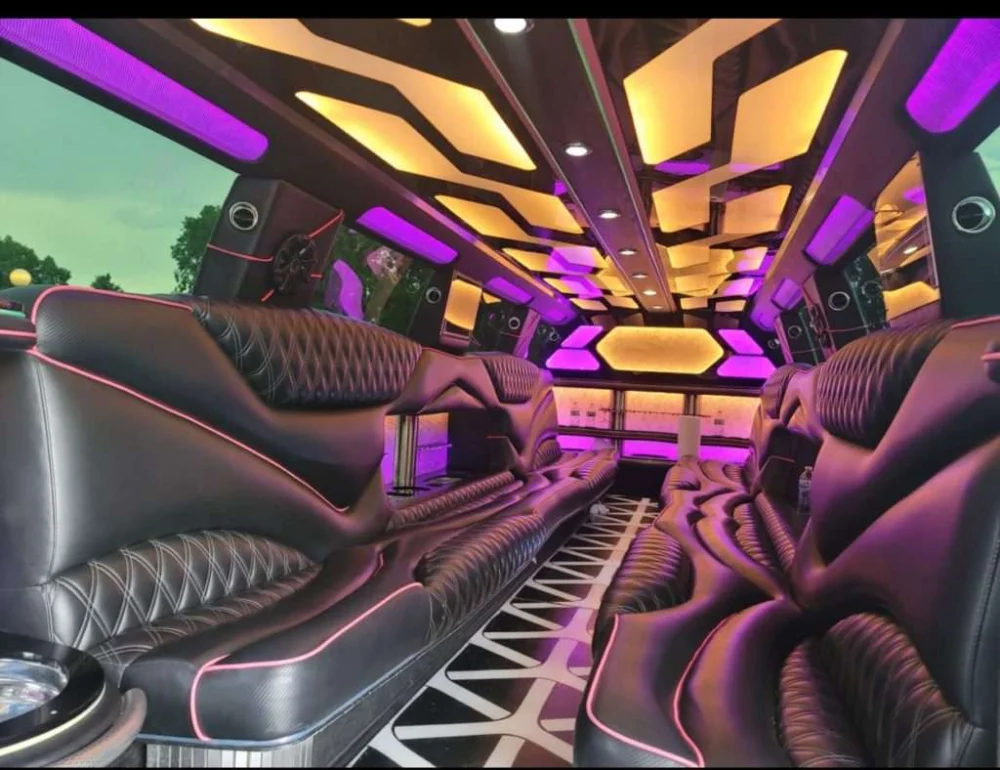 Vail white Cadillac Escalade stretch limo